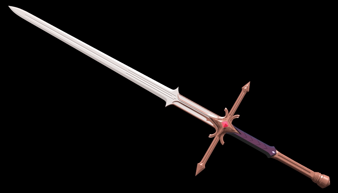 魔剑士双持武器搭配：剑+法杖，输出控制两不误​